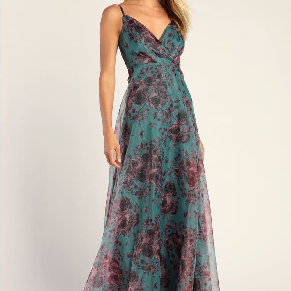 Lulus floral maxi dress - Picture 2 of 2